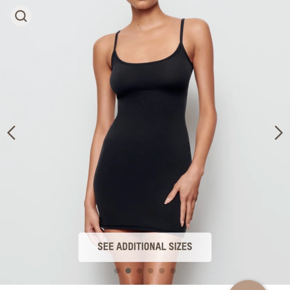 SKIMS fits everybody slip dress onyx